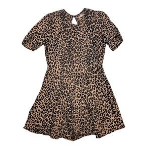 Reformation Mini Cheetah Dress Animal Print size 12